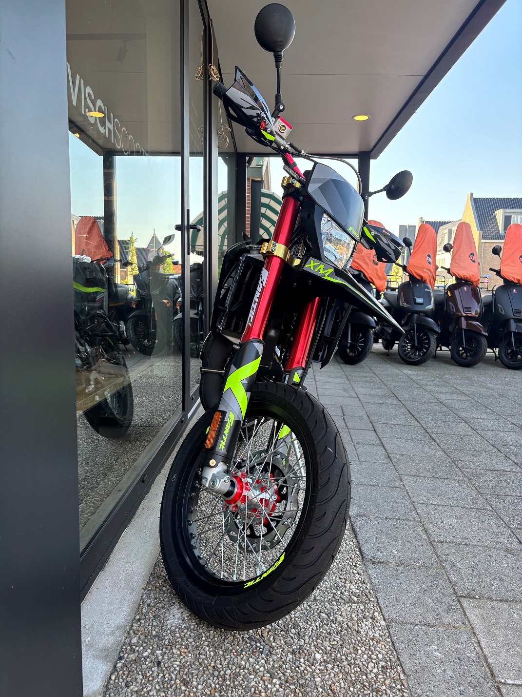 Fantic XM 50 Zwart Fluor geel Competition voor